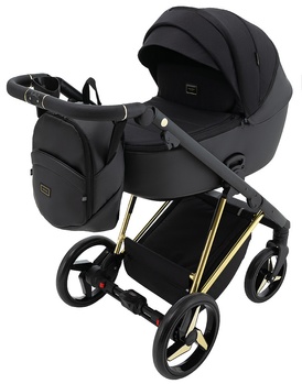 Детская универсальная коляска 2 в 1 Adamex Blanc Special Edition Ps-699