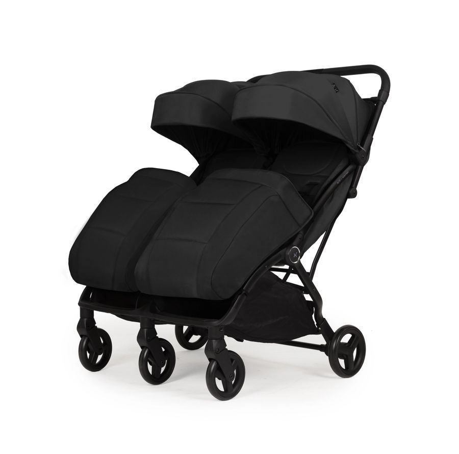 Прогулянкові коляски для двійні Adamex Alto Black