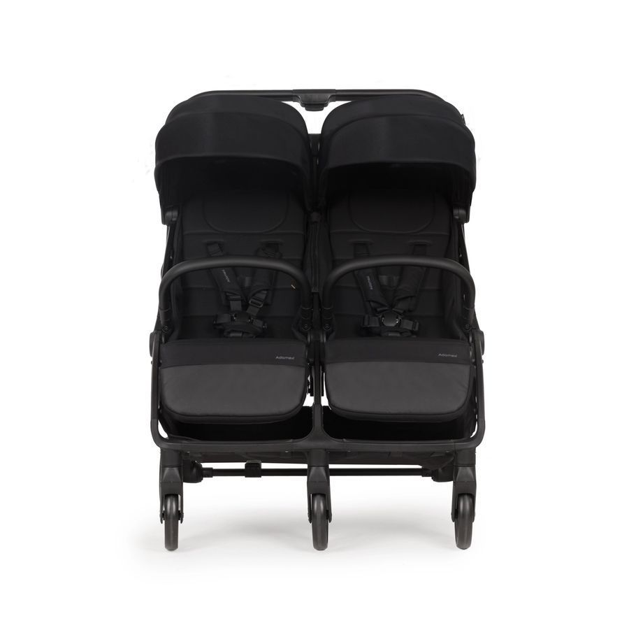 Прогулянкові коляски для двійні Adamex Alto Black
