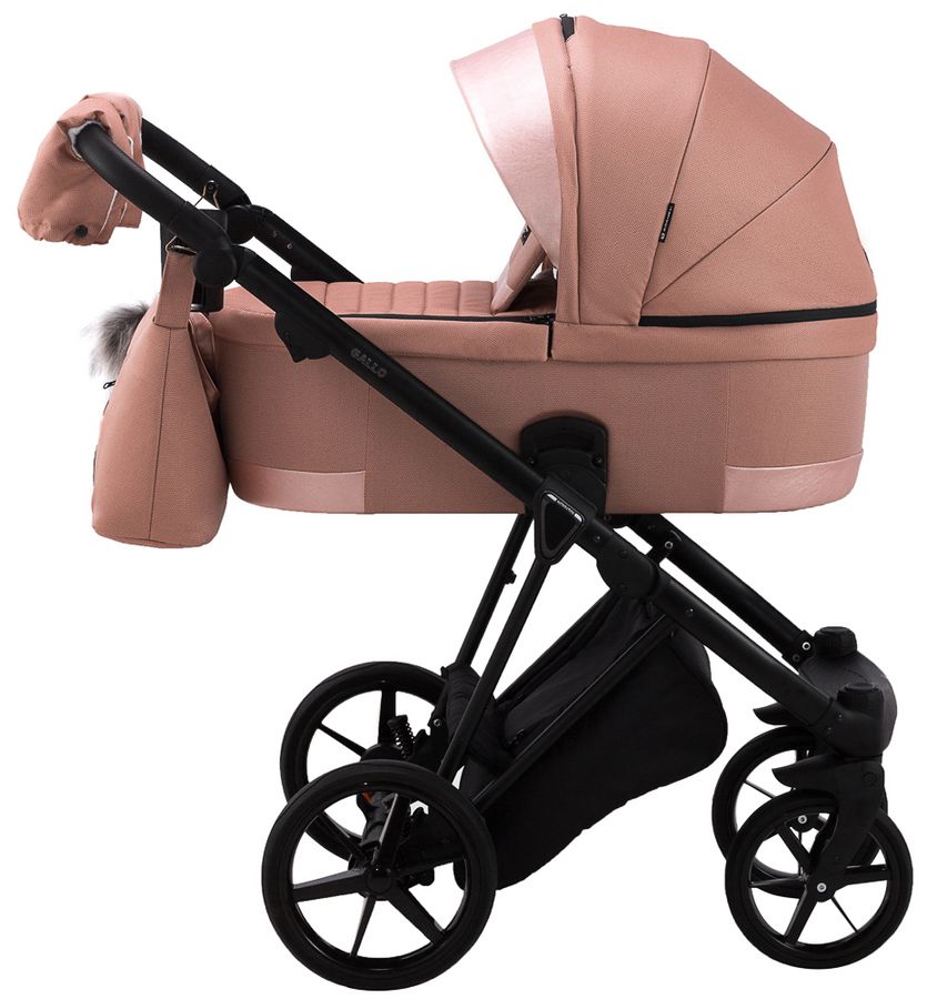 Детская универсальная коляска 2 в 1 Adamex Gallo Thermo GA-4 rose pink