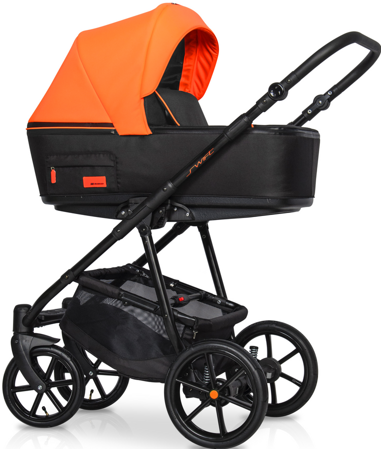 Дитяча універсальна коляска 2 в 1 Riko Swift Neon 24 Party Orange