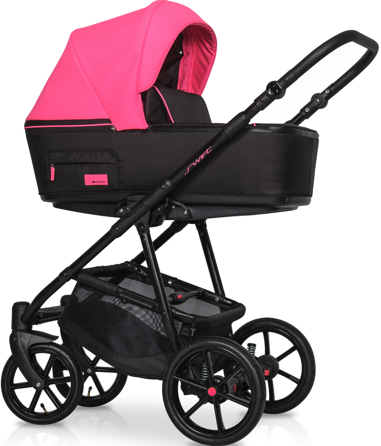 Дитяча універсальна коляска 2 в 1 Riko Swift Neon 22 Electric Pink
