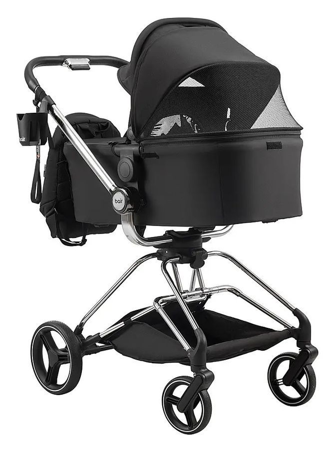 Дитяча універсальна коляска 2 в 1 Bair Moon Silver Edition MS-01