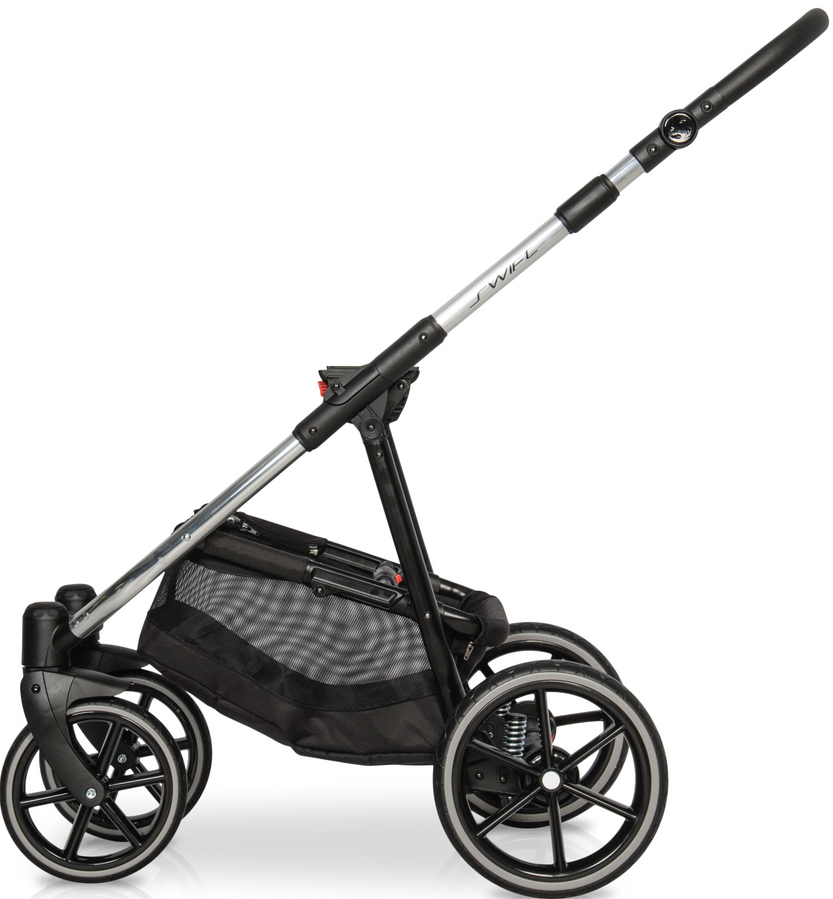 Детская универсальная коляска 2 в 1 Riko Swift Premium 14 Platinum