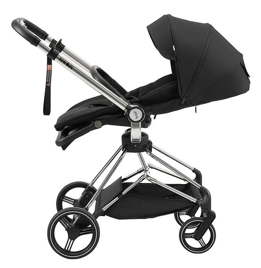 Дитяча універсальна коляска 2 в 1 Bair Moon Silver Edition MS-01