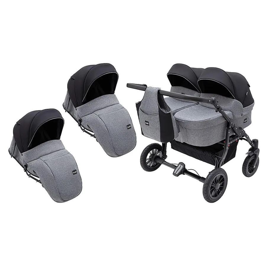 Коляски для двойни 2 в 1 Bair Sorento DUO 04