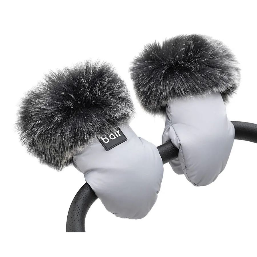 Зимові рукавиці для коляски Bair Northmuff Grey