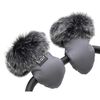 Зимові рукавиці для коляски Bair Northmuff Graphite