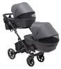 Коляска для двойни 2 в 1 Bair Kiwi DUO Soft BKD-219-1