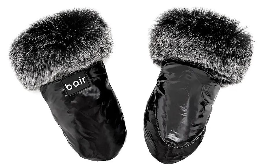 Зимові рукавиці для коляски Bair Northmuff Black Mocler