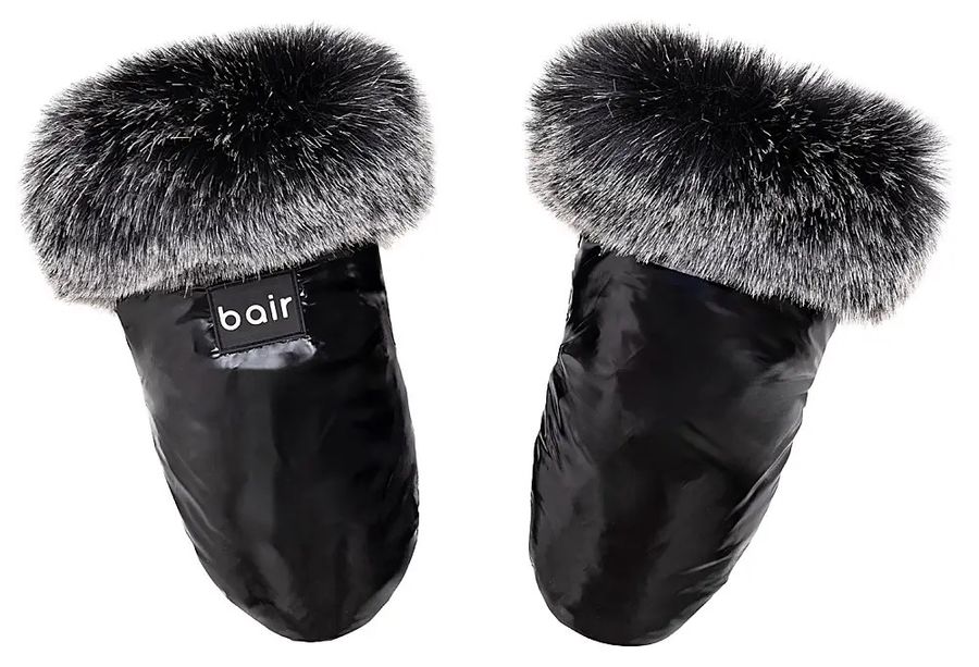 Зимові рукавиці для коляски Bair Northmuff Black Mocler