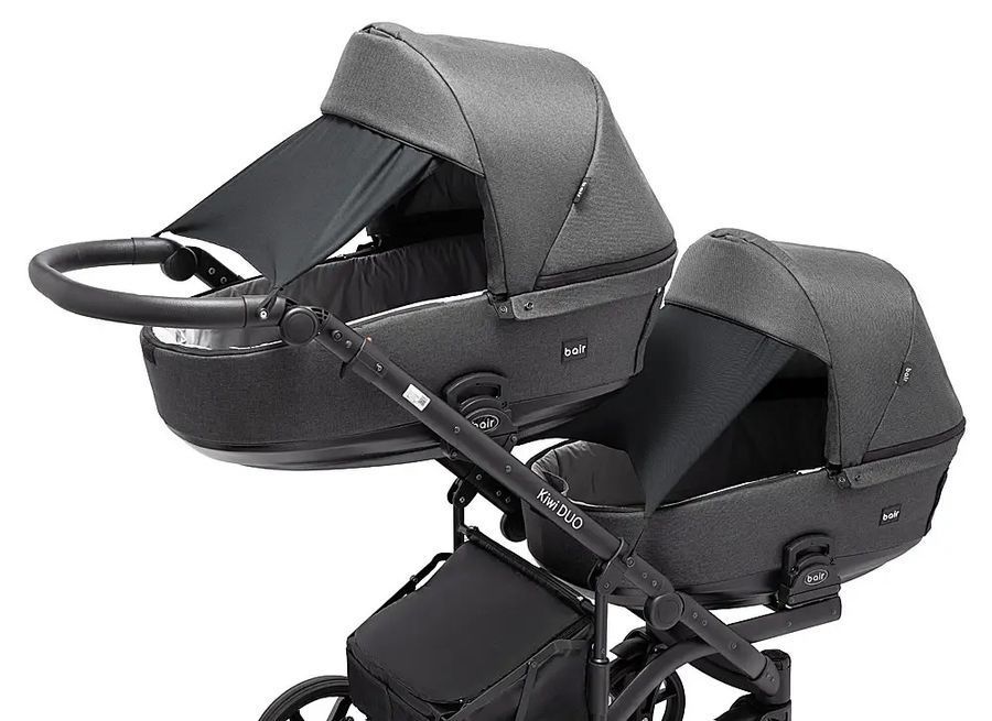 Коляска для двойни 2 в 1 Bair Kiwi DUO Soft BKD-219-1