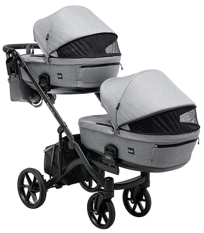Коляска для двойни 2 в 1 Bair Kiwi DUO Soft BKP-218
