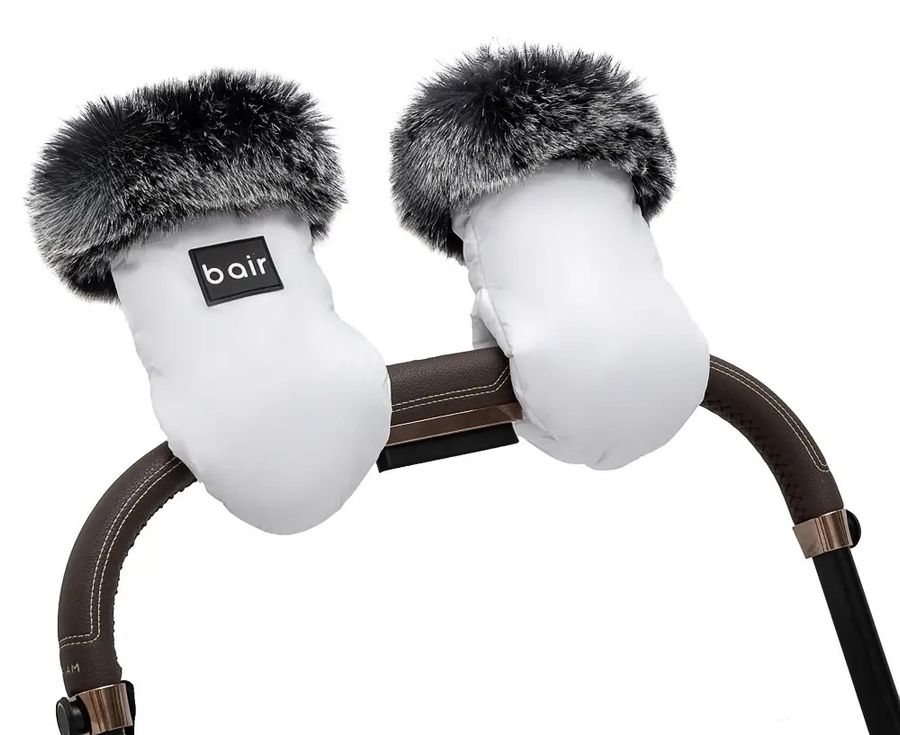 Зимові рукавиці для коляски Bair Northmuff White Swan