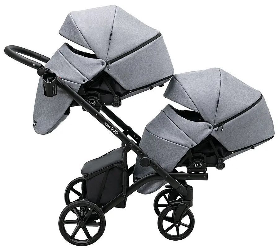 Коляска для двойни 2 в 1 Bair Kiwi DUO Soft BKP-218