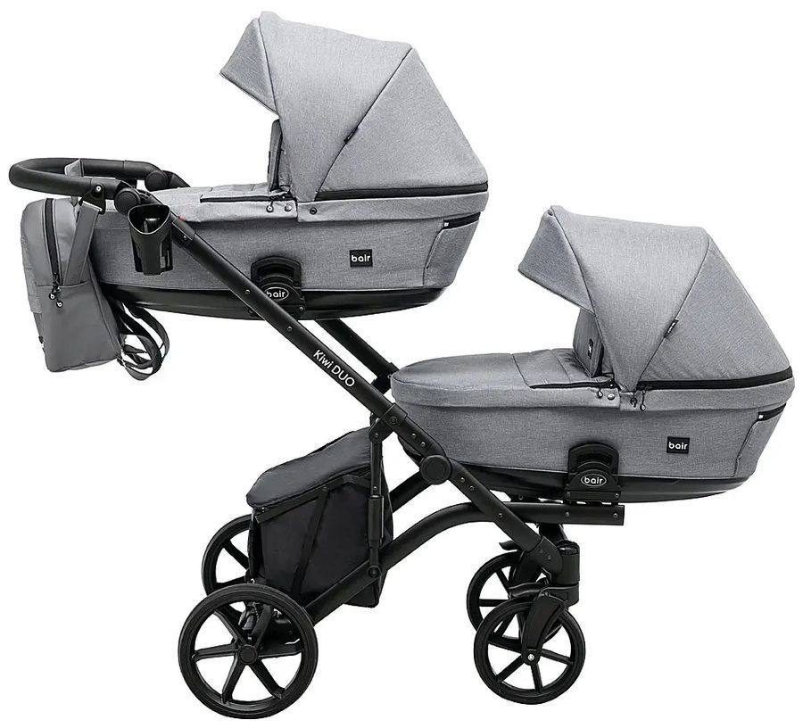 Коляска для двойни 2 в 1 Bair Kiwi DUO Soft BKP-218
