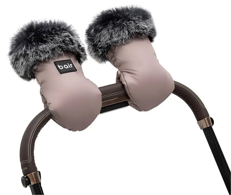 Зимові рукавиці для коляски Bair Northmuff hot cappuccino