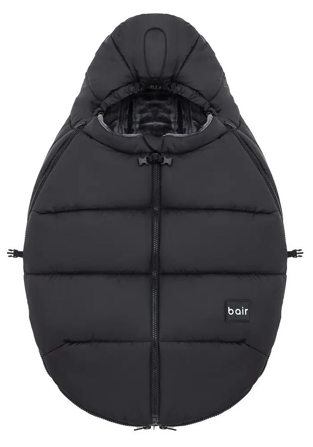 Зимовий конверт для коляски Bair Cocon mini black noire