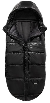 Зимний конверт в коляску Bair Nordie black moncler