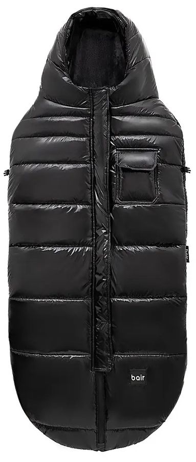 Зимний конверт в коляску Bair Nordie black moncler