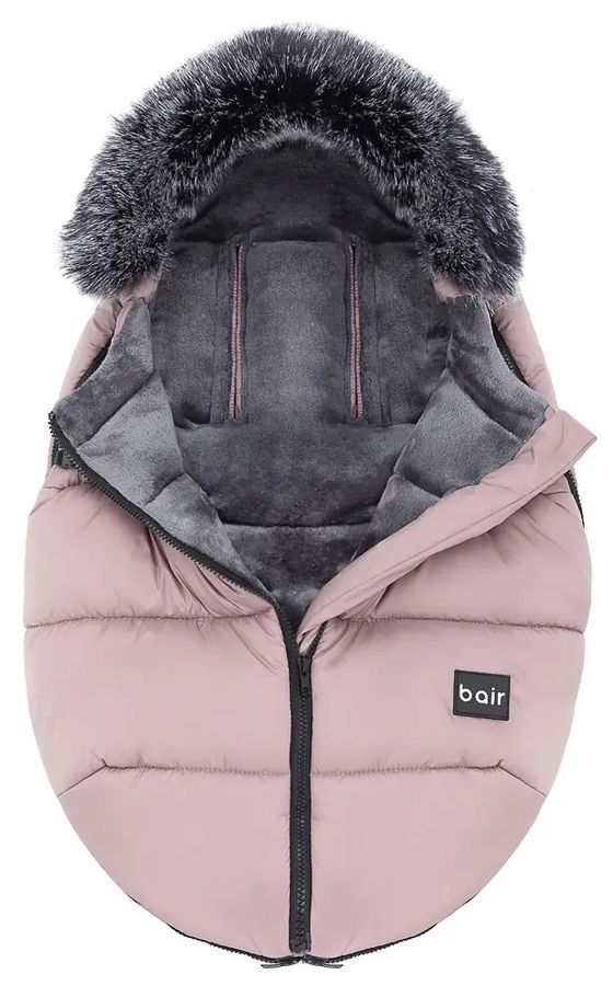 Зимовий конверт для коляски Bair Cocon mini soft pink