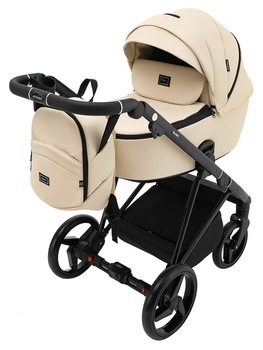 Детская универсальная коляска 2 в 1 Adamex Blanc Eco SA-8