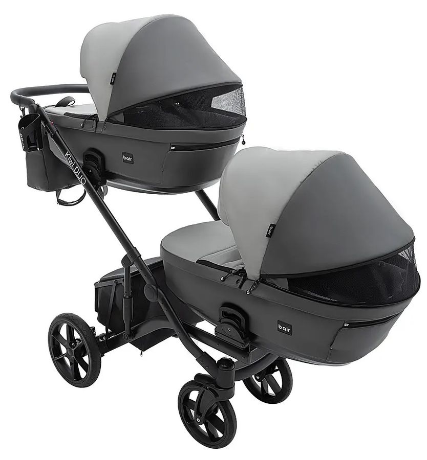 Коляска для двійні 2 в 1 Bair Kiwi DUO Eco BKD-21/15