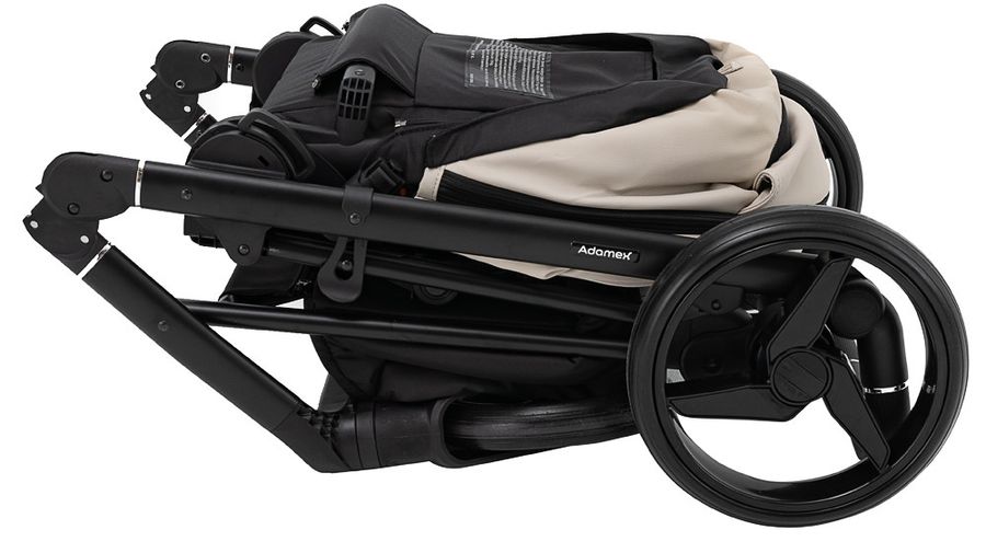 Детская универсальная коляска 2 в 1 Adamex Blanc Eco SA-7