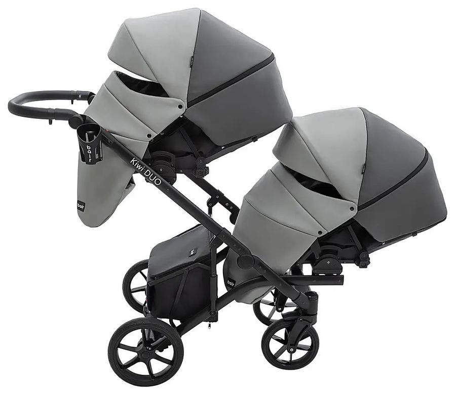 Коляска для двойни 2 в 1 Bair Kiwi DUO Eco BKD-21/15