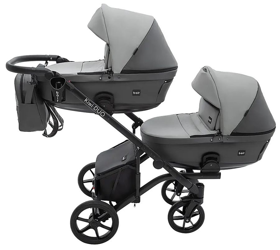 Коляска для двойни 2 в 1 Bair Kiwi DUO Eco BKD-21/15