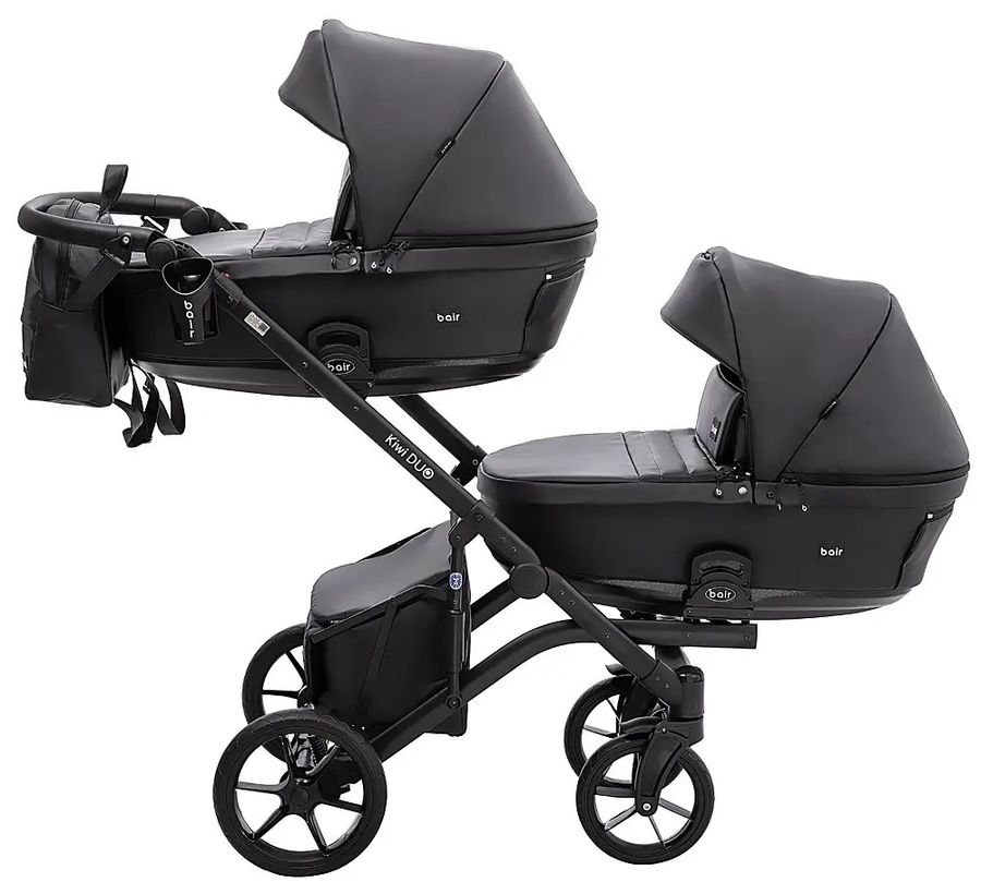 Коляска для двойни 2 в 1 Bair Kiwi DUO Eco BKD-15