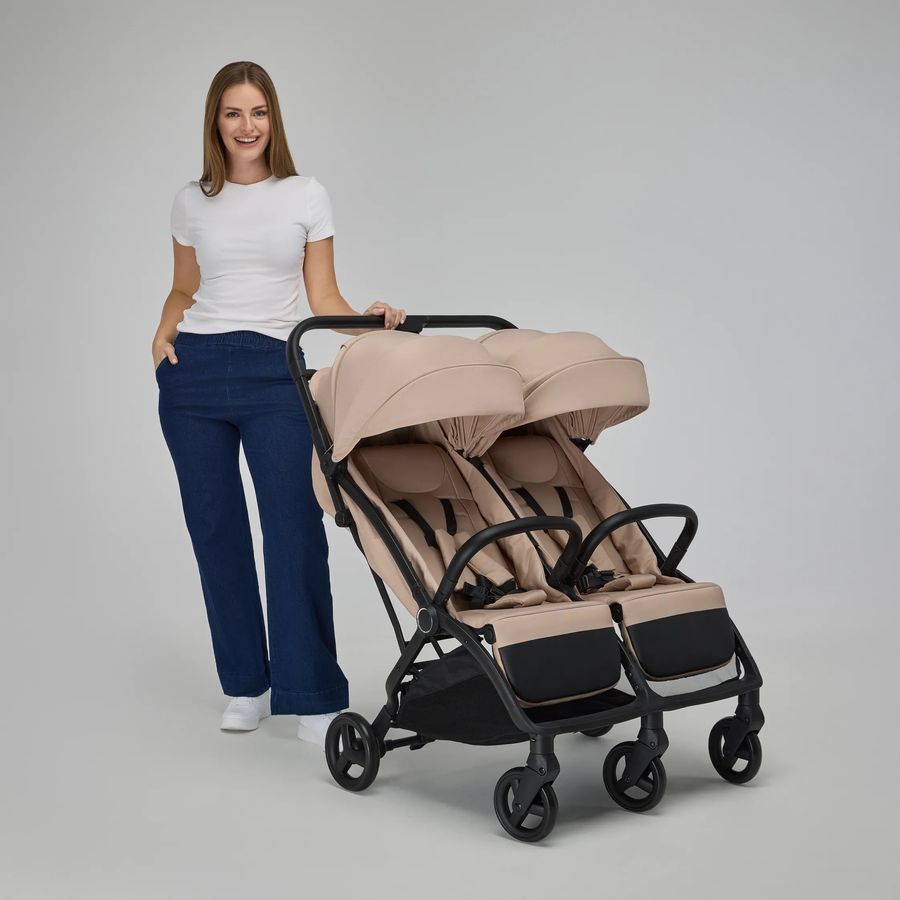 Прогулочные коляски для двойни Adamex Alto Beige