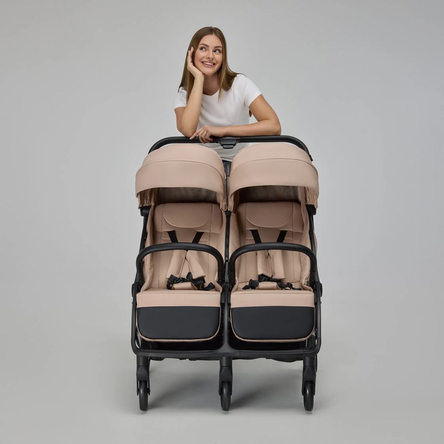 Прогулочные коляски для двойни Adamex Alto Beige