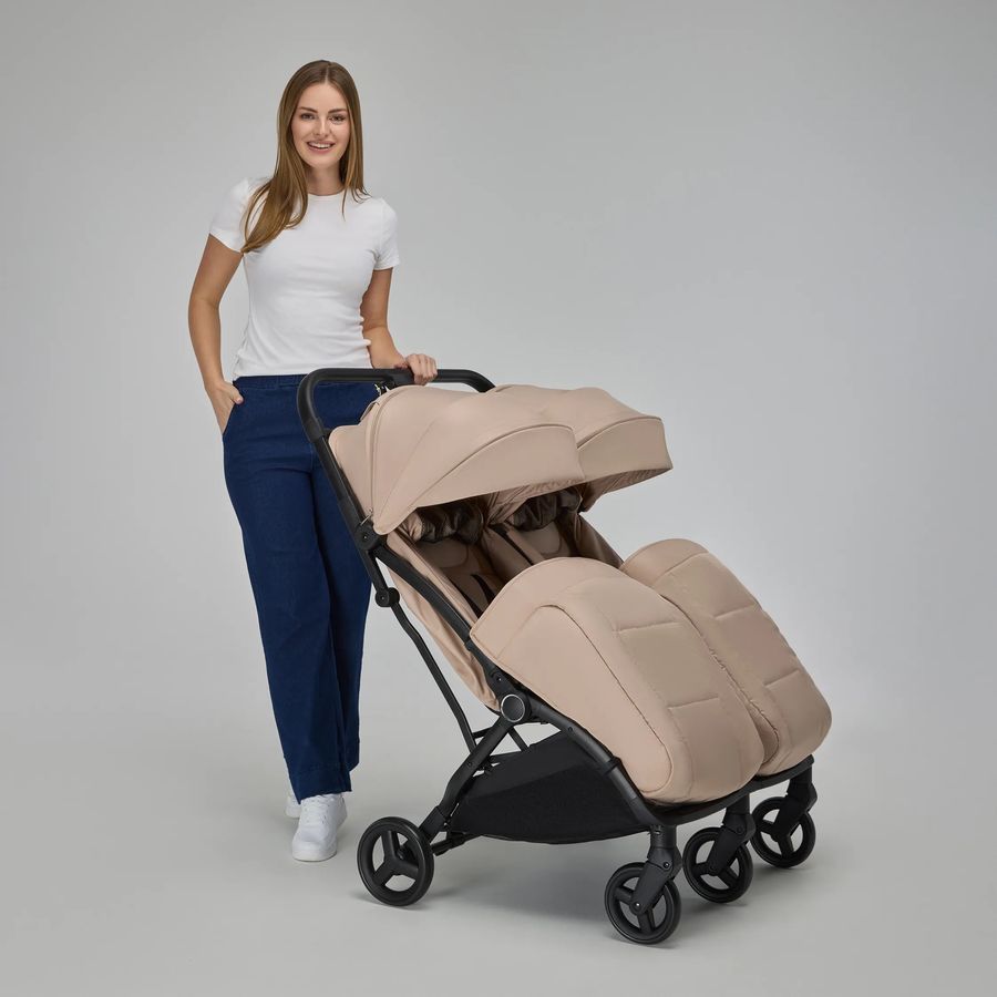 Прогулочные коляски для двойни Adamex Alto Beige